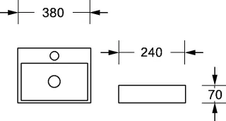 Раковина Milleau Perl MU7039-GW белый